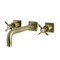 Kingston Brass KS6023BEX Wall Mount Tub Faucet, Antique Brass KS6023BEX - alternate 1